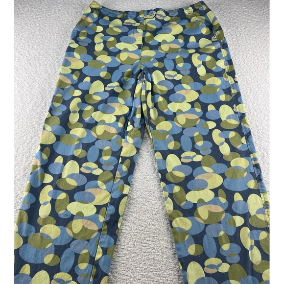 Talbots Overlapping Oval Circles 4-Pkt Light Stretch Canvas-Like Pants Wm's 14 - Picture 2 of 9